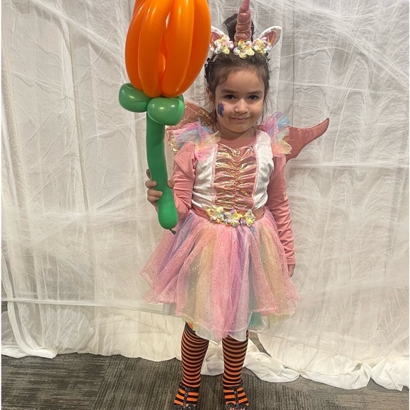 Unicorn rainbow Halloween costume for girls - Picture 8 of 8